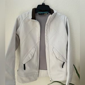 Salomon White Winter Fleece Jacket